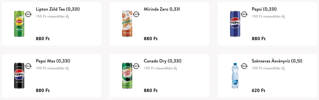 Italok (Drinks)