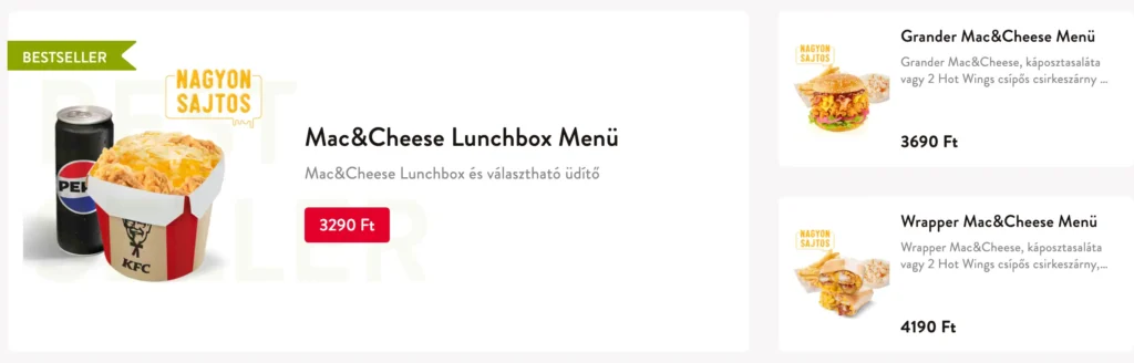 Menük (Meals)